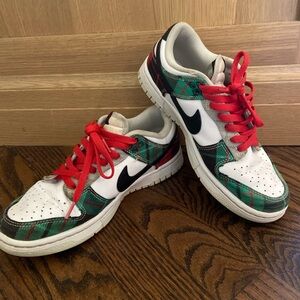 Nike Dunk Low Retro Premium Tartan Plaid M Size 5